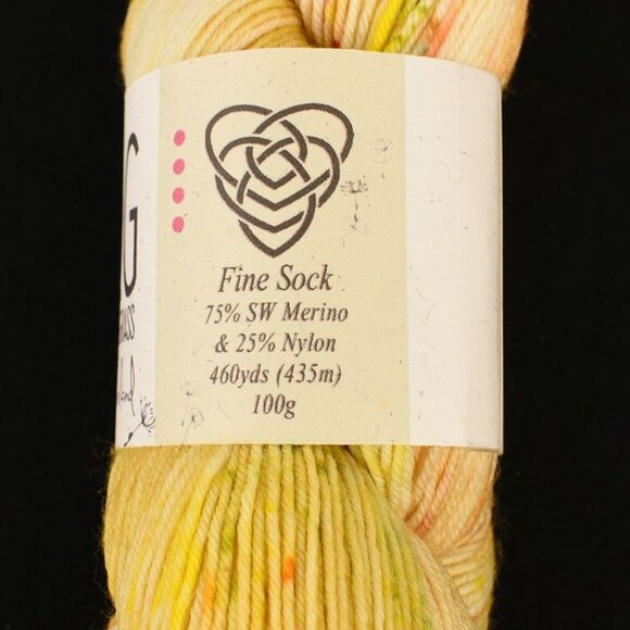 LITLG Fine Sock Yarn Merino Nylon Blend Hand-Dyed Chrysalis - Picture 3 of 4